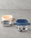 Audrey Paslanmaz Çelik 8 Parça Lunch Box 1900 ml Lacivert