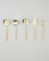 Aurelia Paslanmaz Çelik 5'li Servis Seti 20,5x22,8x21,8x23,5x22 cm Gold