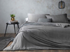 Aurora Silky Touch King Size Nevresim Takımı Gri
