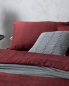 Aurora Silky Touch King Size Nevresim Takımı Bordo