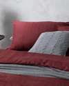 Aurora Silky Touch King Size Nevresim Takımı Bordo