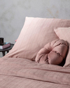 Aurora Silky Touch Tek Kişilik Nevresim Takımı 160x220 cm + 80x80 cm Gül Kurusu