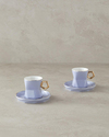 Axel New Bone China 4 Parça 2 Kişilik Kahve Fincan Takımı Lila