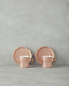 Axel New Bone China 4 Parça 2 Kişilik Kahve Fincan Takımı Pudra