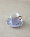 Axel New Bone China 4 Parça 2 Kişilik Kahve Fincan Takımı Lila