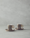 Axel New Bone China 4 Parça 2 Kişilik Kahve Fincan Takımı Vizon