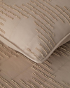 Axis Kesmeli Çift Kişilik Yatak Örtüsü Takımı 200x220 cm Bej