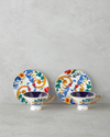 Azalia New Bone China 4 Parça 2 Kişilik Kahve Fincan Takımı 90 ml Renkli
