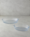 Bake&Serve Cam 2’li Oval Fırın Kabı 24x35-18x26 cm Şeffaf