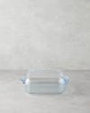 Bake&Serve Cam Kapaklı Kare Fırın Kabı 24x21,5 cm Şeffaf