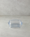 Bake&Serve Cam Kapaklı Kare Izgaralı Fırın Kabı 24 X 21,2 cm Şeffaf