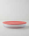 Bake&Serve Cam Oval Kapaklı Fırın Kabı 24x35 cm Kırmızı