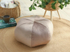 Ball Kadife Puf 60 cm Kahverengi