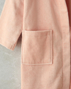 Ballerina Kadife Çocuk Bornoz 4-6 Yaş Pembe