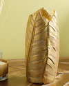 Banana Leaf Vazo 11x11x23.8cm Gold