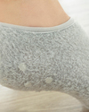 Basic Plush Kadın Pelüş Çorap - Gri