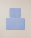 Basicline Kaydırmaz Taban Banyo Paspası Seti 60x100 cm + 50x60 cm Ortanca Lila