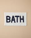 Bath Bliss Pamuklu Banyo Paspası Lacivert-Beyaz