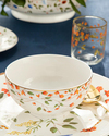 Belleza New Bone China Kase Yeşil-Turuncu