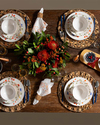 Belleza New Bone China Kase Yeşil-Turuncu