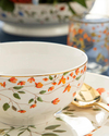 Belleza New Bone China Kase Yeşil-Turuncu
