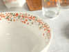 Belleza New Bone China Salata Kasesi Mavi-Turuncu-Yeşil
