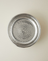 Belva Metal Dekoratif Tabak 25x9 cm Gümüş