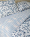 Berryland Kolay Ütülenir Tek Kişilik Nevresim Takımı 160x220 cm Mavi-Turuncu