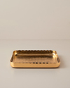 Berta Metal Dekoratif Tepsi 25x25x3 cm Gold