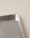 Berta Metal Dekoratif Tepsi 28.5x22x3 cm Gümüş