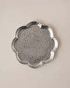 Betina Metal Dekoratif Tepsi 20x20x3 cm Gümüş