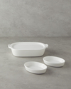 Bianca Seramik Set Fırın Kabı 33x20 cm Beyaz