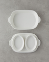 Bianca Seramik Set Fırın Kabı 33x20 cm Beyaz
