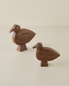 Bird Ahşap Dekoratif Obje 13 cm Kahve