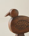 Bird Ahşap Dekoratif Obje 17 cm Kahve