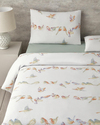 Bird Talk King Size Nevresim Takımı Yeşil
