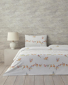 Bird Talk King Size Nevresim Takımı Yeşil