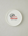 Bistro Seramik 4'lü Pasta Seti 20 cm Kırmızı-Siyah