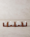 Blenda Cam-Bambu 4 Parça Sunumluk 10x5 cm Şeffaf