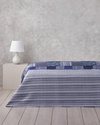 Bleublanc Patch King Size Çok Amaçlı Örtü 240x220 cm Mavi