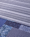 Bleublanc Patch Tek Kişilik Çok Amaçlı Örtü 160x220 cm Mavi