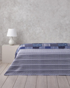 Bleublanc Patch Tek Kişilik Çok Amaçlı Örtü 160x220 cm Mavi