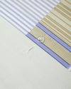 Block Patch Kolay Ütülenir Çift Kişilik Nevresim Seti 200x220 cm Mavi-Kırmızı
