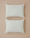 Bloom Crest Kolay Ütülenir 2'li Yastık Kılıfı 50x70 cm Yeşil