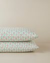 Bloom Crest Kolay Ütülenir 2'li Yastık Kılıfı 50x70 cm Yeşil