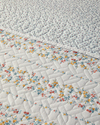 Bloomy Stripe King Size Yatak Örtüsü Takımı Turuncu