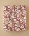 Bloomy Wish Baskılı Sherpa Battaniye Pembe