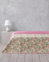 Blossom Bouquet Çift Kişilik Çok Amaçlı Örtü 200x220 cm Pembe