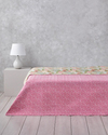 Blossom Bouquet Tek Kişilik Çok Amaçlı Örtü 160x220 cm Pembe