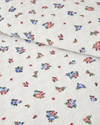 Blossom Breeze Tek Kişilik Pike Mavi-Turuncu